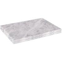 Argon Tableware Marble Serving Boards - 30 x 20cm - Set of 2 White Serving Platters | Size: 30 x 20 cm