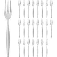 Argon Tableware Stainless Steel Dinner Forks - Silver - Pack of 24