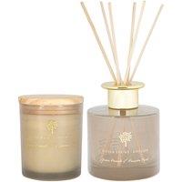 Nicola Spring Pomelo & Passion Fruit Candle & Diffuser Set - 130g Jar + 200ml Diff in Grey