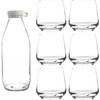Argon Tableware Tallo Glass Tumblers & Bottle Set - Clear