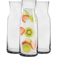 Bormioli Rocco Aquaria Glass Carafes - 1.2 Litre - Pack of 3 in Clear