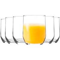 LAV Sude Whisky Glasses - 315ml - Clear - Pack of 12
