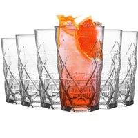 LAV Keops Highball Glasses - 460ml - Clear - Set of 12