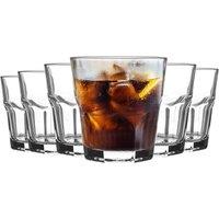 LAV Aras Tumbler Glasses - 200ml - Clear - Pack of 12