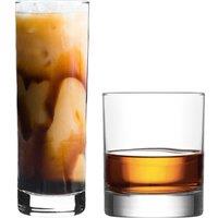 LAV Ada Glassware 12 Piece Set - Clear
