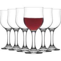 LAV Nevakar White Wine Glasses - 240ml - Clear - Pack of 12