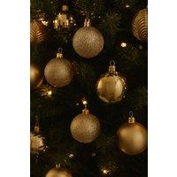 Neo Set of 36 Christmas Tree Ornaments Baubles Set in Gold
