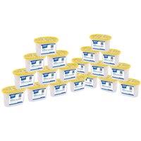 Harbour Housewares 20x Interior Dehumidifiers - 500ml - Vanilla - Home Moisture Absorber Trap in Yellow