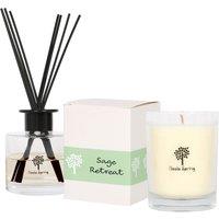 Nicola Spring 160g Soy Wax Scented Candle & Reed Diffuser Set - Sage Retreat in Clear