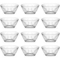 LAV Hestia Glass Snack Bowls - 10.5cm - Pack of 12 in Clear