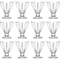 LAV Lily Glass Ice Cream Bowls - 250ml - Pack of 12 in Clear