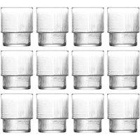 LAV Helen Stacking Whisky Glasses - 230ml - Pack of 12 in Clear