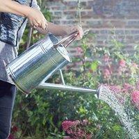 Marco Paul 9L Metal Watering Can - Galvanised Steel in Silver
