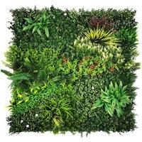 Ark Mat Lush Lonsdale Artificial Plant Wall Panel 1x1m - Indoor & Outdoor in Green