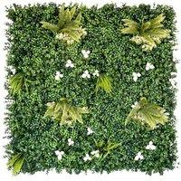 Ark Mat Cliff Side Artificial Plant Wall Panel 1x1m - Indoor & Outdoor in Green