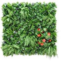 Ark Mat Hedgerow Artificial Plant Wall Panel 1x1m - Indoor & Outdoor in Green