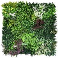 Ark Mat Wordsworth Artificial Plant Wall Panel 1x1m - Indoor & Outdoor Use in Green
