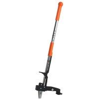 Lazy Tools Lazy-Weeder Stand Up Weeder Tool Long Handle Weed Puller in Orange