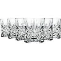 RCR Crystal Melodia Whisky Glasses - 340ml - Pack of 6 in Clear