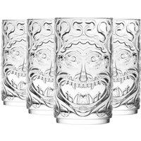 RCR Crystal Tiki Etruria Highball Glasses - 460ml - Pack of 4 in Clear