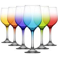 LAV 395ml Fame Wine Glasses - Full Colour - Pack of 6 | Size: 6 Pack