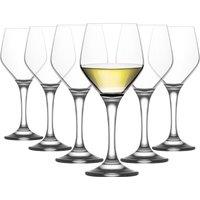 LAV Ella White Wine Glasses - 260ml - Pack of 6 in Clear