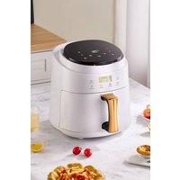 Living and Home 8L Digital Touchscreen Air Fryer with 4 Menus & Insulation Function in White
