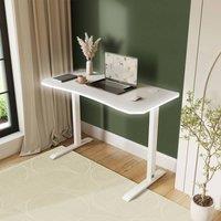 X Rocker Oka RGB LED Office Desk with Wireless Charging in White | Size: Large