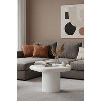 IH Design GEO Pentagon Shape Low Coffee Table in White