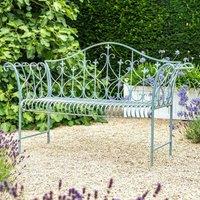 Ascalon Design Ltd Vintage Bench - L147 x W49.5 x H93 cm - Antique Blue