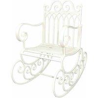 Ascalon Design Ltd Gothic Rocking Chair - L94 x W61 x H98 cm - Cream
