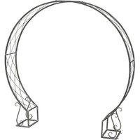 Ascalon Design Ltd Moon Gate Arch - L204 x W38 x H212 cm - Bronze