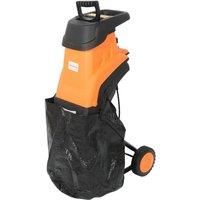 Lazy Tools Lazy-Shred Electric Shredder 2500W, 50L Bag, 45mm Cut for Trimmings in Orange