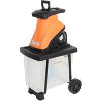 Lazy Tools Lazy-Shred Electric Garden Shredder 2400W, 50L Box, 45mm Cut, 12kg in Orange
