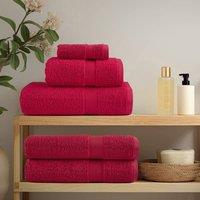 Berkfield Home Premium Sauna Towels SOLUND 10 pcs Red 80x200 cm 600 gsm