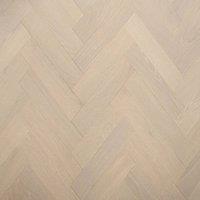 Vinyl Flooring UK Herringbone Engineered Flooring Malvern Oak Brushed UV Lacquered in Beige