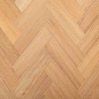 Vinyl Flooring UK Herringbone Engineered Flooring Hexham Oak Brushed UV Lacquered in Beige