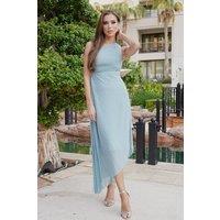 TFNC London Women's Araja Sage Maxi Dress in Teal | Size: 10