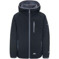 Trespass Kian Softshell Jacket in Black | Size: 2-3 Years