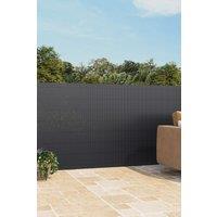 Living and Home 1.2*3M Dark Grey PVC Privacy Decorative Fences