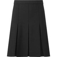 David Luke Girl's Junior Inverted Pleated Skirt in Black | Size: 2-3 Years