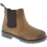 Frank James Rutland Leather Chelsea Boots in Chocolate | Size: Infant 13