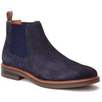 Base London Men's Portland Chelsea Boot in Navy | Size: 10