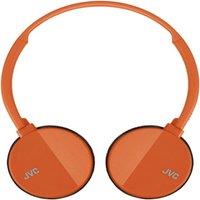 JVC STREET SOUND HA-S24W WIRELESS HEADPHONES, ORANGE