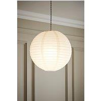 ValueLights Isla White Paper Globe Ball Dome Easy Fit Ceiling Lamp Shade | Size: 24 inches