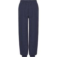 David Luke Microfibre Sports Joggers in Navy | Size: 36 inches
