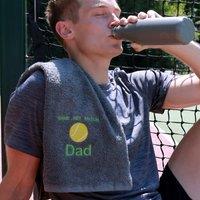 Duncan Stewart Personalised Tennis Towel in Grey