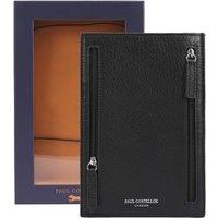 Paul Costelloe Zeal Leather Wallet / Passport Holder in Black