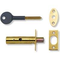 Yale Door Security Bolt Lock in Light Bronze