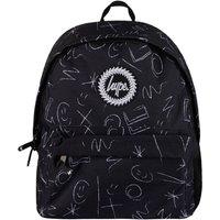 Hype Crayon Doodle Black Backpack